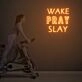 Wake Pray Slay Neon Sign Custom Neon Sign Lights Night Lamp Led Neon Sign Light For Home Party