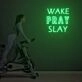 Wake Pray Slay Neon Sign Custom Neon Sign Lights Night Lamp Led Neon Sign Light For Home Party