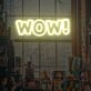 Wow Neon Sign Fashion Custom Neon Sign Lights Night Lamp Led Neon Sign Light For Home Party MG10147