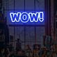 Wow Neon Sign Fashion Custom Neon Sign Lights Night Lamp Led Neon Sign Light For Home Party MG10147