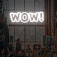 Wow Neon Sign Fashion Custom Neon Sign Lights Night Lamp Led Neon Sign Light For Home Party MG10147