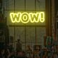 Wow Neon Sign Fashion Custom Neon Sign Lights Night Lamp Led Neon Sign Light For Home Party MG10147