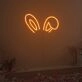 Rabbit Ears Neon Sign Fashion Custom Neon Sign Lights Night Lamp Led Neon Sign Light For Home Party