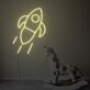 Rocket Ship Neon Sign Fashion Custom Neon Sign Lights Night Lamp Led Neon Sign Light For Home Party