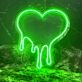 Dripping Heart Led Neon Sign