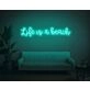 Life Is A Beach Neon Sign