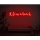 Life Is A Beach Neon Sign