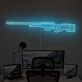AWM Gun Neon Sign