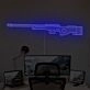 AWM Gun Neon Sign