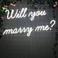Will You Marry Me – Led Neon Sign