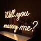 Will You Marry Me – Led Neon Sign