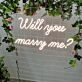 Will You Marry Me – Led Neon Sign