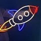 Rocket – Led Neon Sign