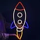 Rocket – Led Neon Sign