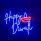 Happy Diwali Neon Sign
