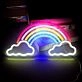 Rainbow in the cloud – Led Neon Sign