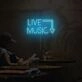 Live Music Neon Sign