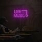 Live Music Neon Sign