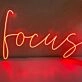 Focus  Led Neon Sign