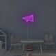 Paper Rocket Neon Sign