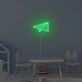 Paper Rocket Neon Sign
