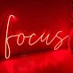 Focus  Led Neon Sign