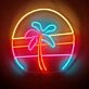 Retro Palm Tree – Led Neon Sign