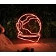 Space Helmet Neon Sign