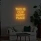 This Is Our Happy Place Neon Sign