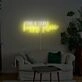 This Is Our Happy Place Two Colors Neon Sign
