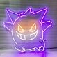 Gengar pokemon anime Led neon sign