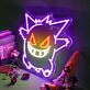 Gengar pokemon anime Led neon sign