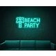 Beach Party LED Neon Sign