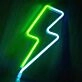 Bowie lightning bolt – LED neon sign