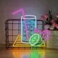 Lemonade Glass Neon Sign