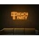 Beach Party LED Neon Sign
