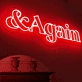 "&Again" Led Neon Sign