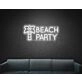 Beach Party LED Neon Sign