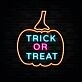 Pumpin Trick or Treat Neon Sign