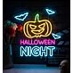 Pumpkin Halloween Night Neon Sign