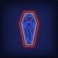 Vampire Coffin Neon Sign