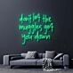 Dont Let The Muggles Get You Down Harry Potter Neon Sign