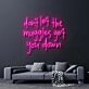 Dont Let The Muggles Get You Down Harry Potter Neon Sign