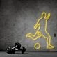 Footballer With Ball Neon Sign