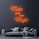 Frozen Make Your Own Magic Neon Sign