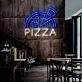 Half Pizza And Slice Neon Sign