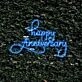Happy Anniversary Neon Sign