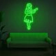 Hula Girl LED Neon Sign