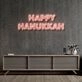 Happy Hanukkah Neon Sign