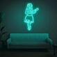 Hula Girl LED Neon Sign